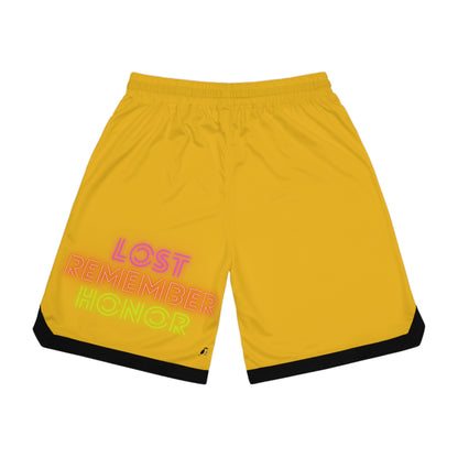 Basketball Rib Shorts: Wolves Yellow