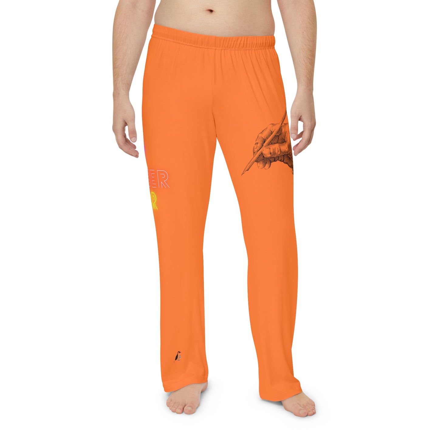 Men's Pajama Pants: Writing Crusta