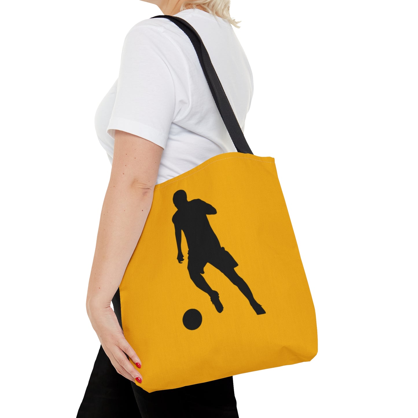 Tote Bag: Soccer Yellow