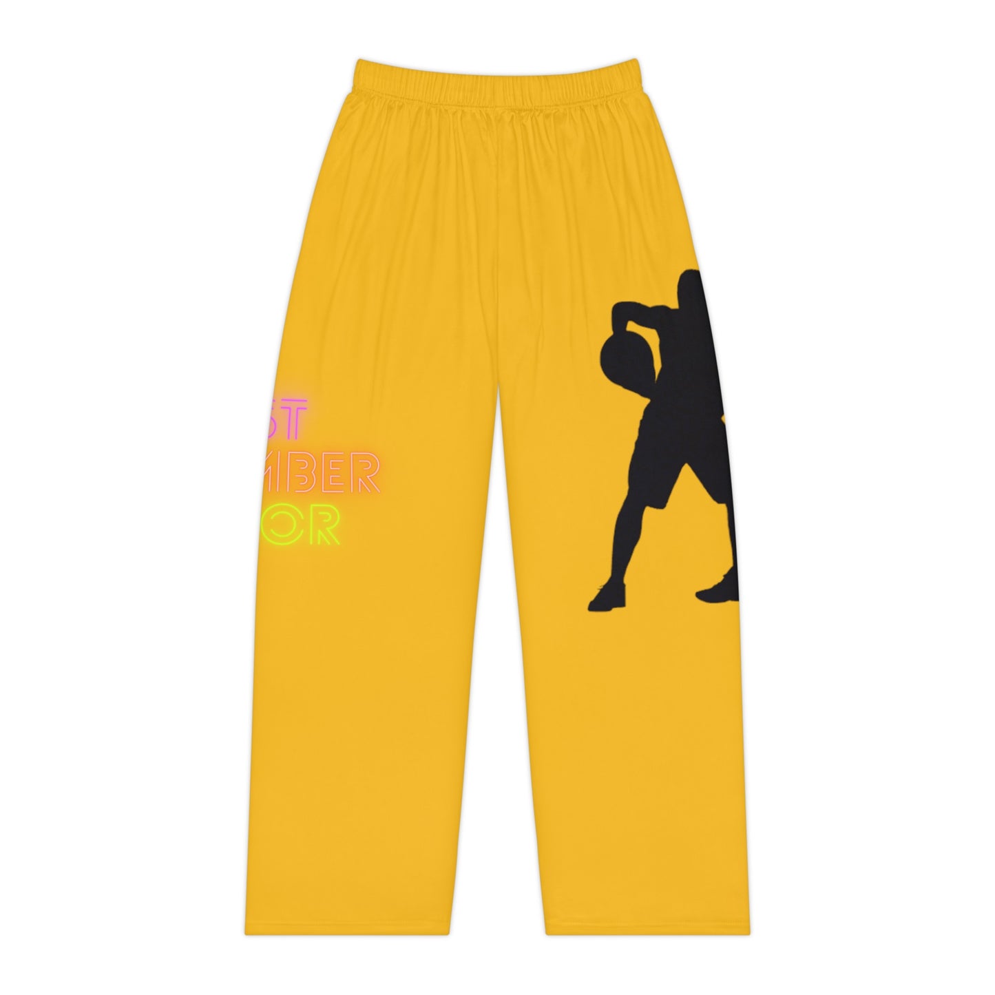 Women's Pajama Pants: Basketball Yellow