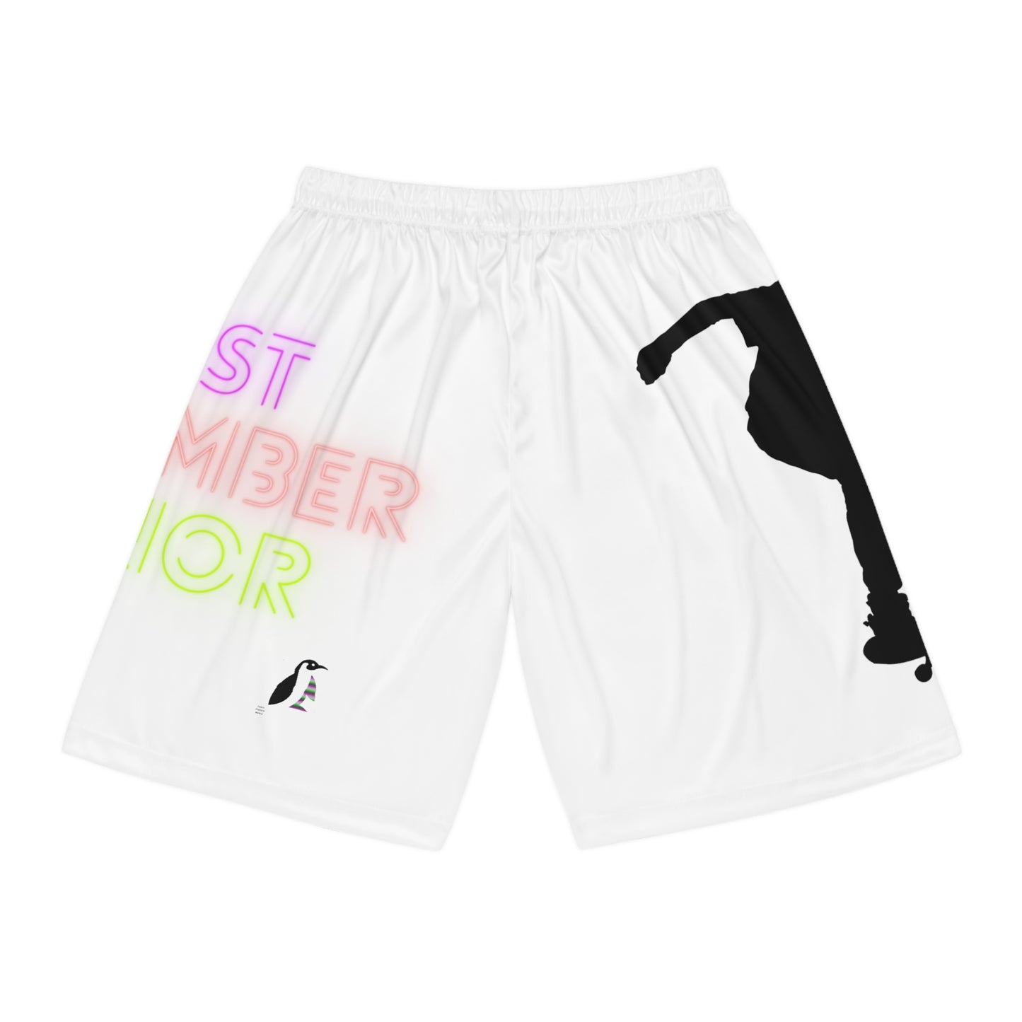 Basketball Shorts: Skateboarding White