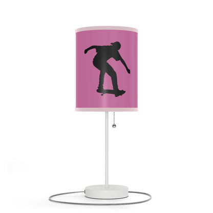 Lamp on a Stand, US|CA plug: Skateboarding Lite Pink