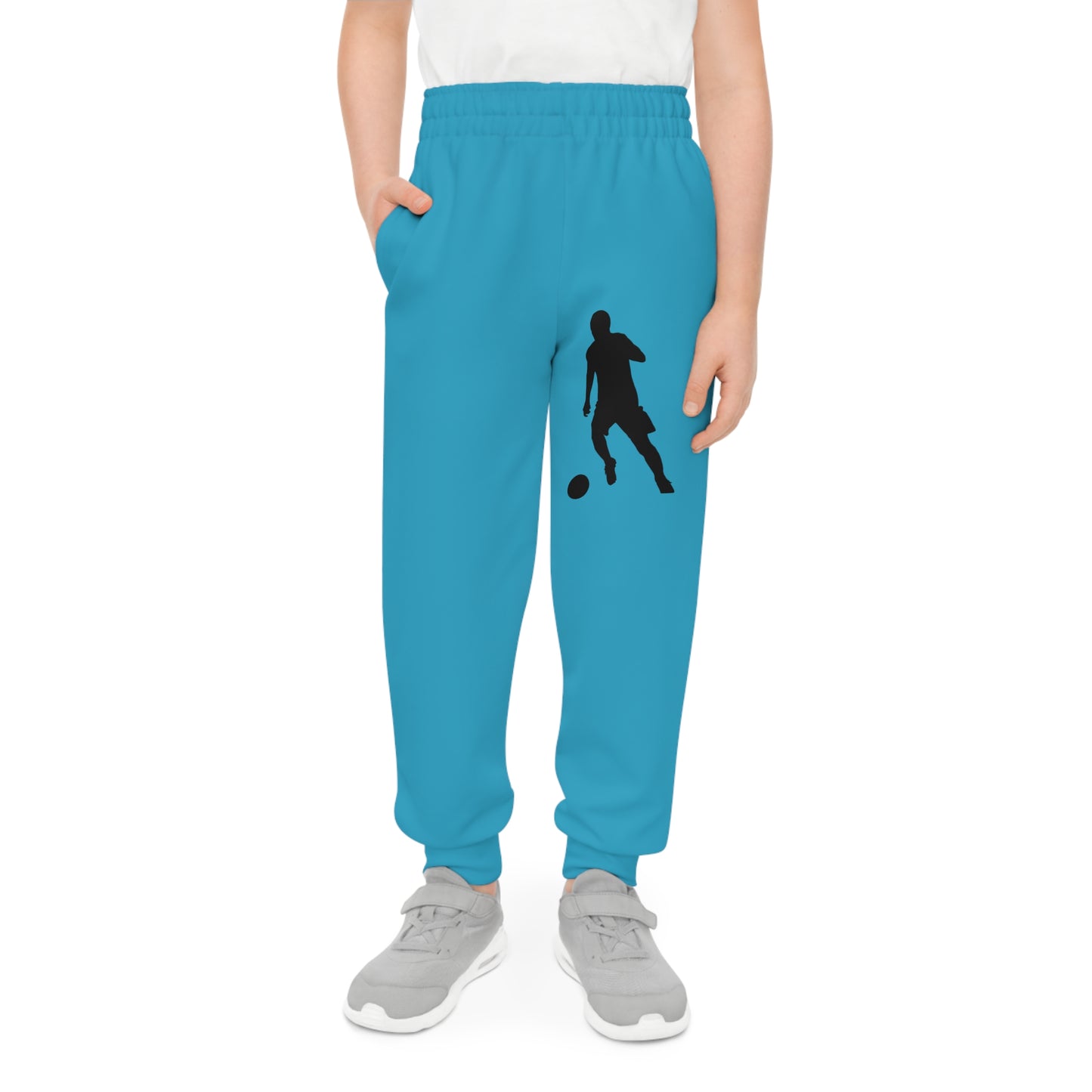 Youth Joggers: Soccer Turquoise