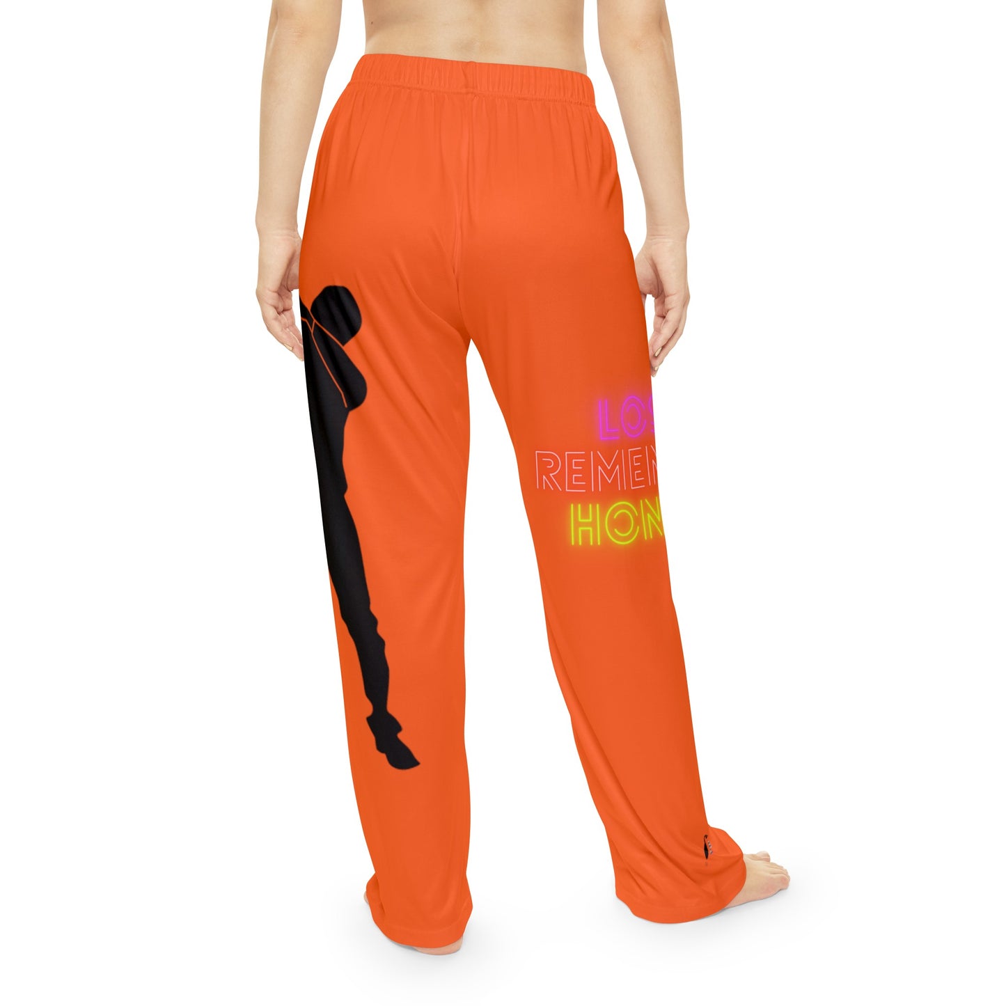 Women's Pajama Pants: Dance Orange