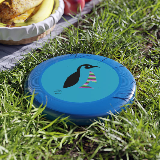 Frisbee: Crazy Penguin World Logo Turquoise