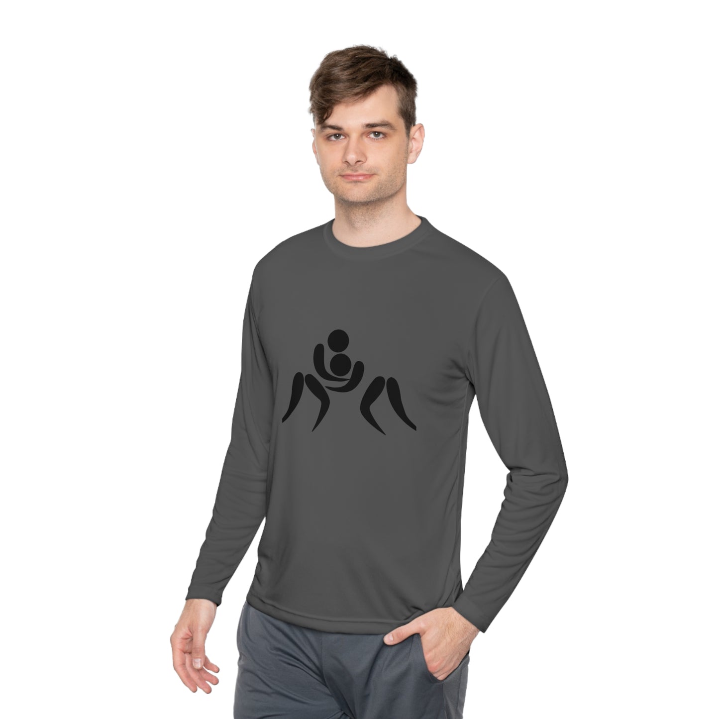 Lightweight Long Sleeve Tee: Wrestling #1