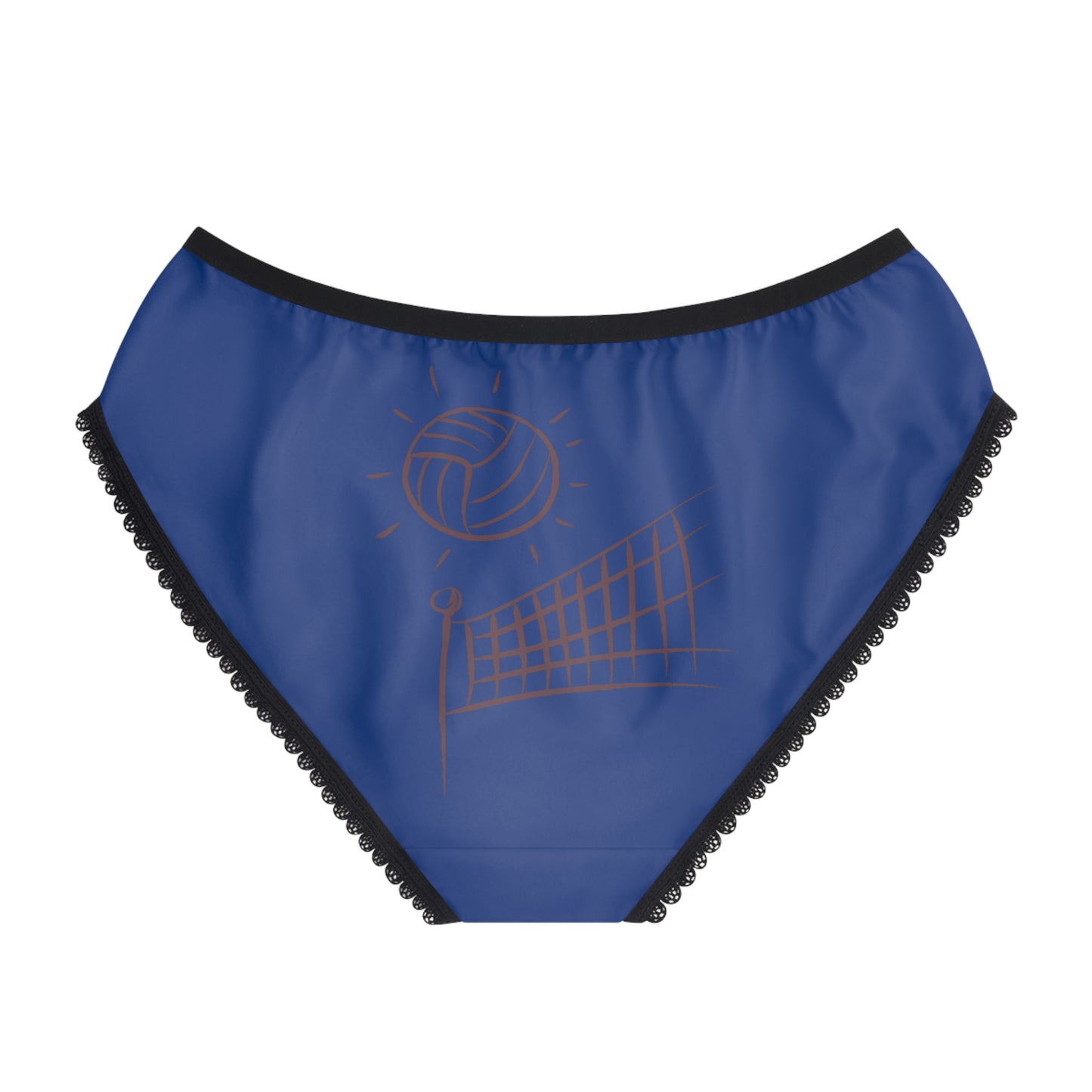 Women's Briefs: Volleyball Dark Blue