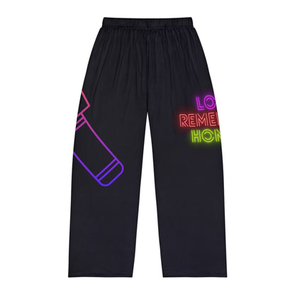 Men's Pajama Pants: Music Black