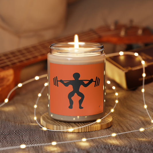 Scented Candle, 9oz: Weightlifting Orange
