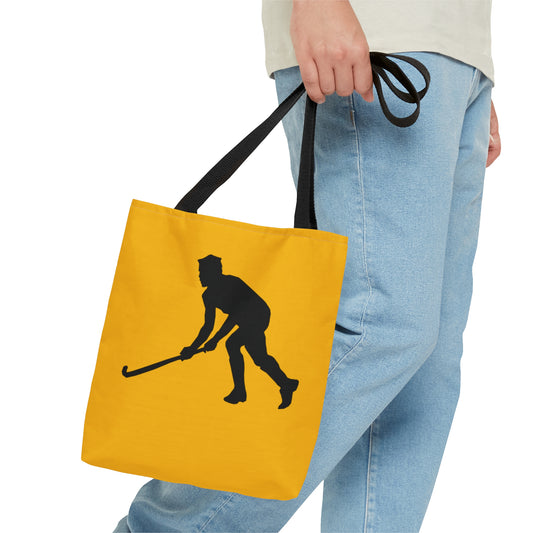 Tote Bag: Hockey Yellow