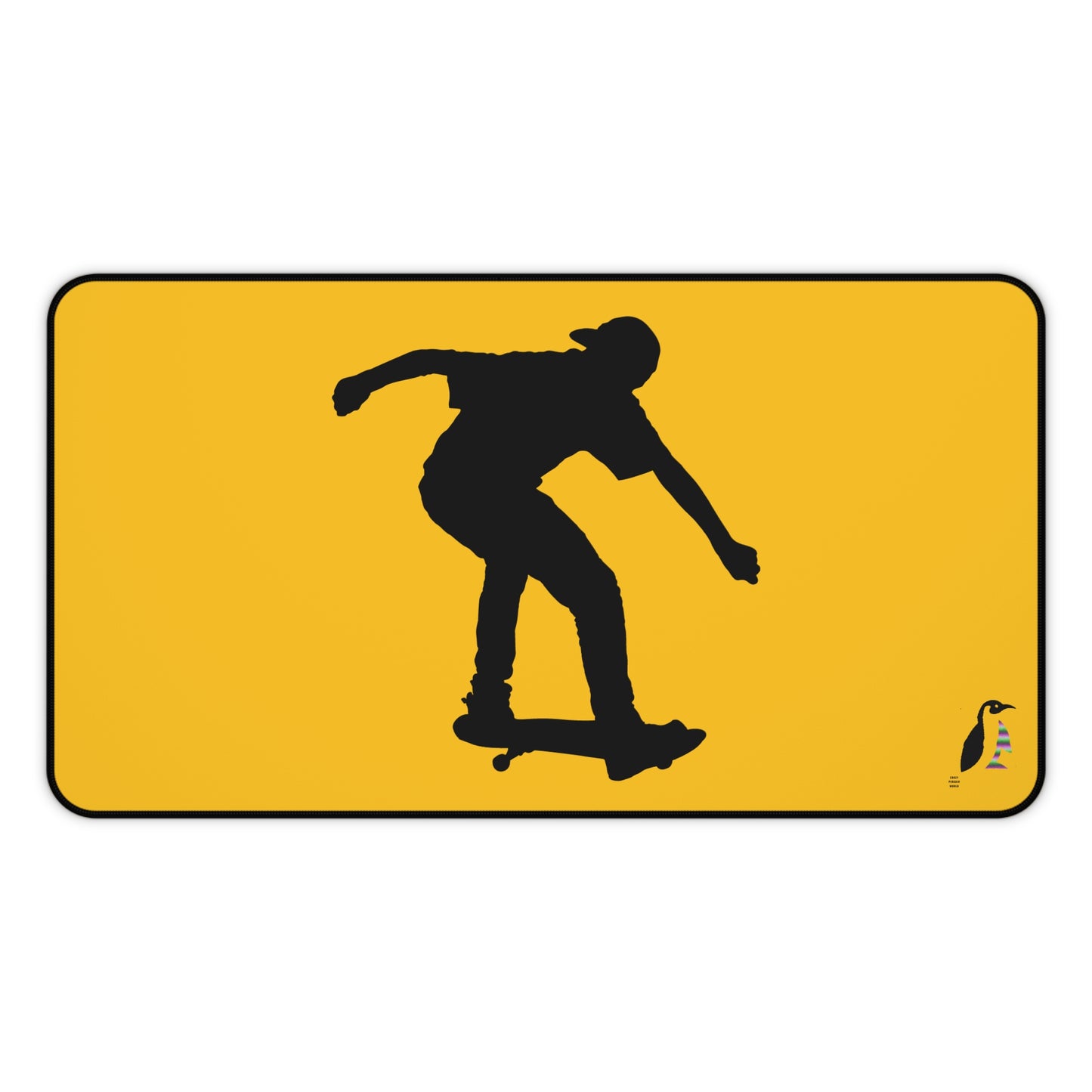 Desk Mat: Skateboarding Yellow