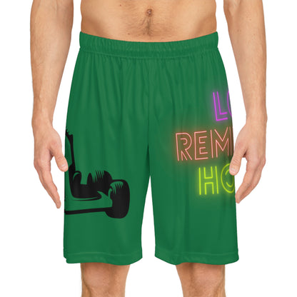 Basketball Shorts: Racing Dark Green