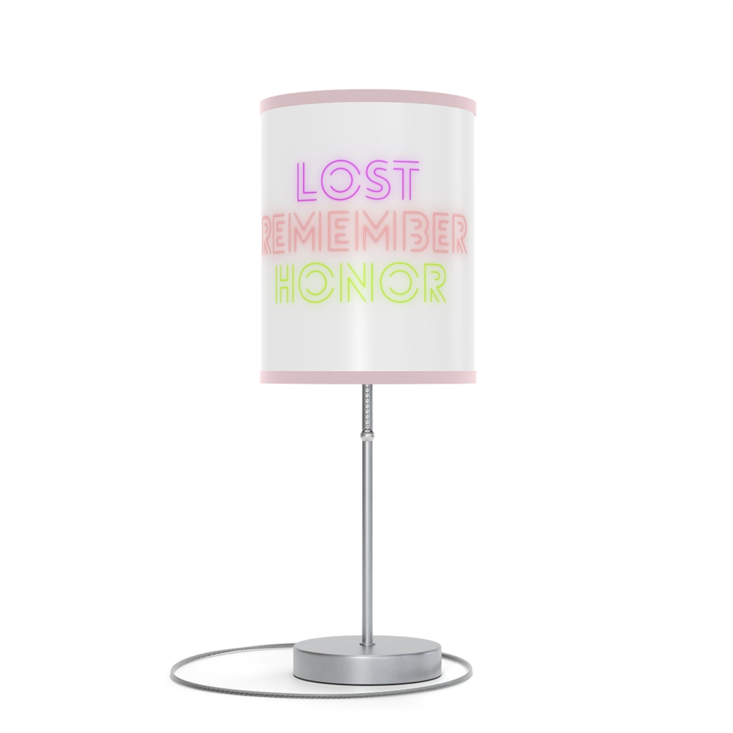 Lamp on a Stand, US|CA plug: Lost Remember Honor White 