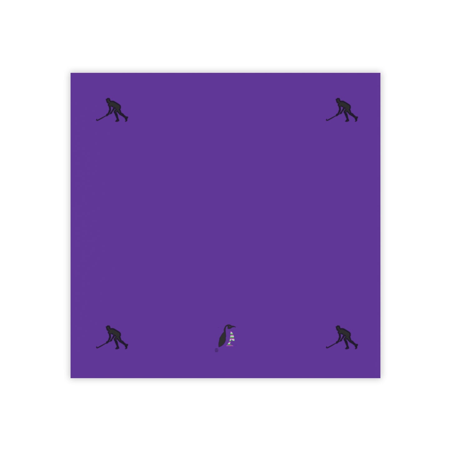 Post-it® Note Pads: Hockey Purple