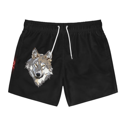 Swim Trunks: Wolves Black