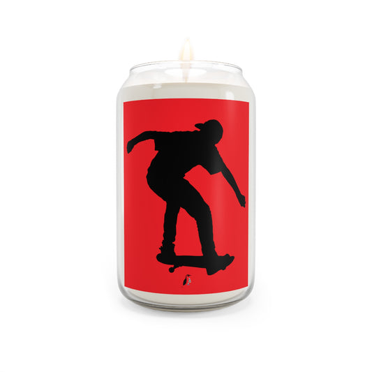 Scented Candle, 13.75oz: Skateboarding Red