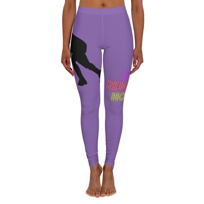 Women's Spandex Leggings: Hockey Lite Purple