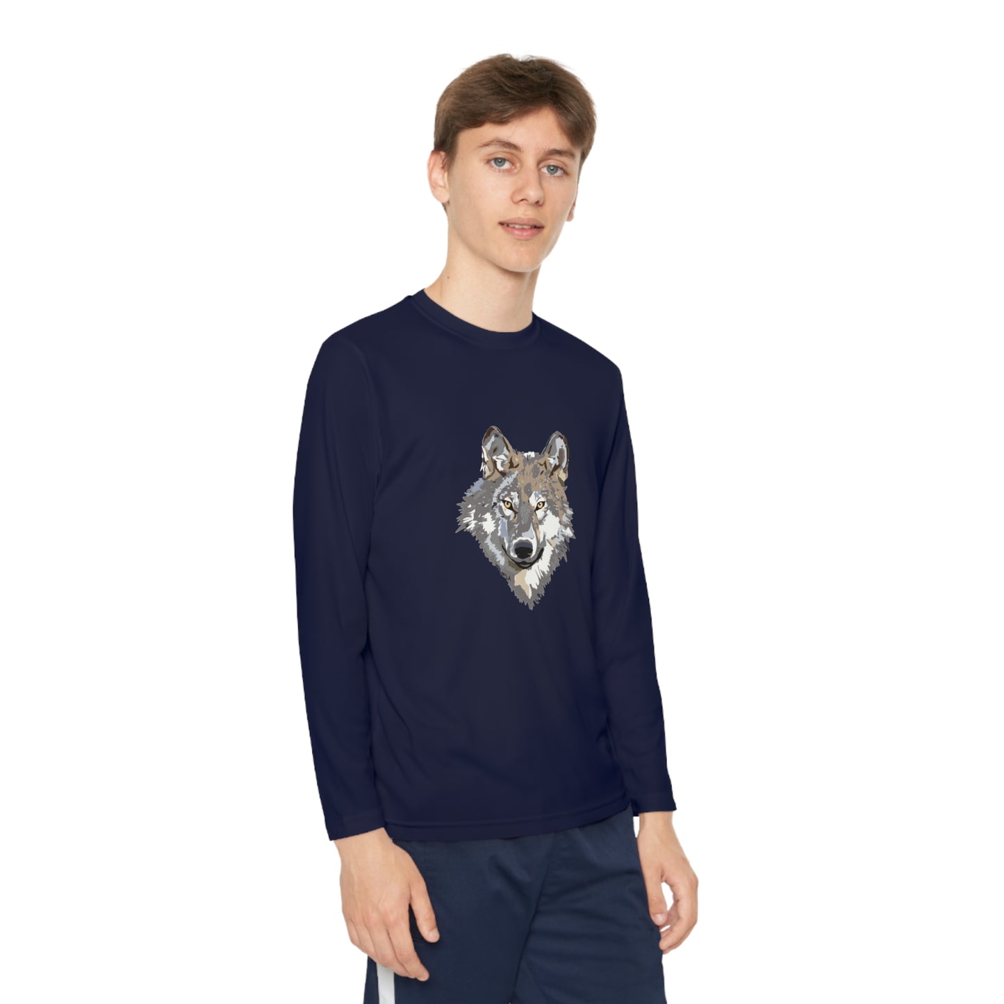 Youth Long Sleeve Competitor Tee: Wolves