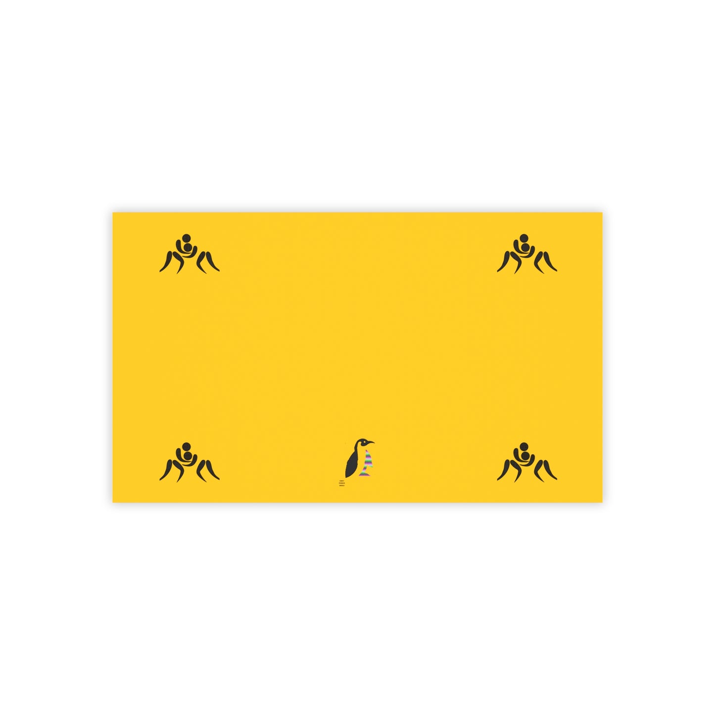 Post-it® Note Pads: Wrestling Yellow