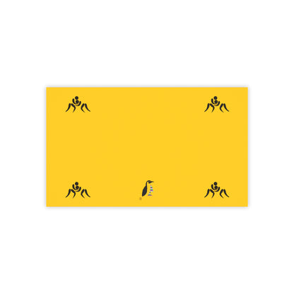 Post-it® Note Pads: Wrestling Yellow