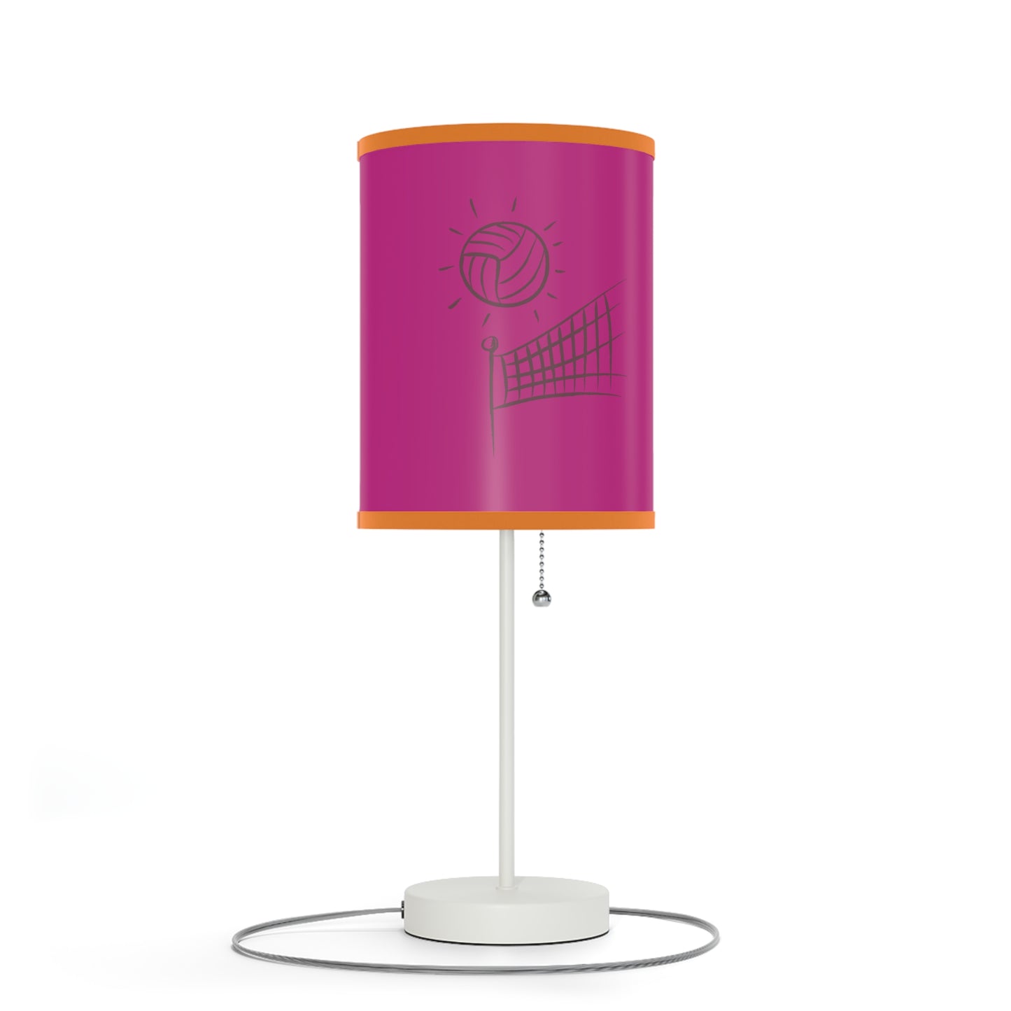 Lamp on a Stand, US|CA plug: Volleyball Pink