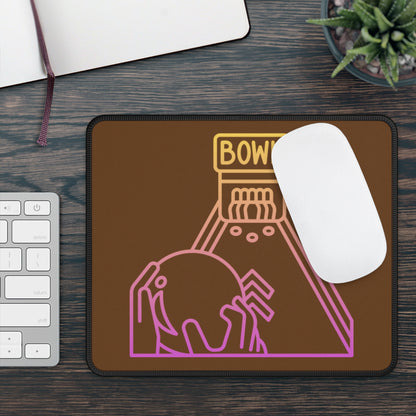 Gaming Mouse Pad: Bowling Brown