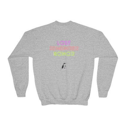 Youth Crewneck Sweatshirt: LGBTQ Pride 