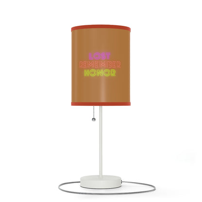 Lamp on a Stand, US|CA plug: Fishing Lite Brown