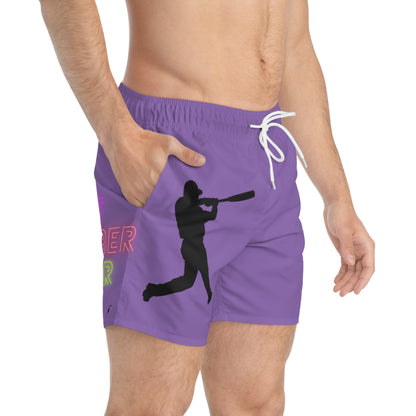 Swim Trunks: Baseball Lite Purple