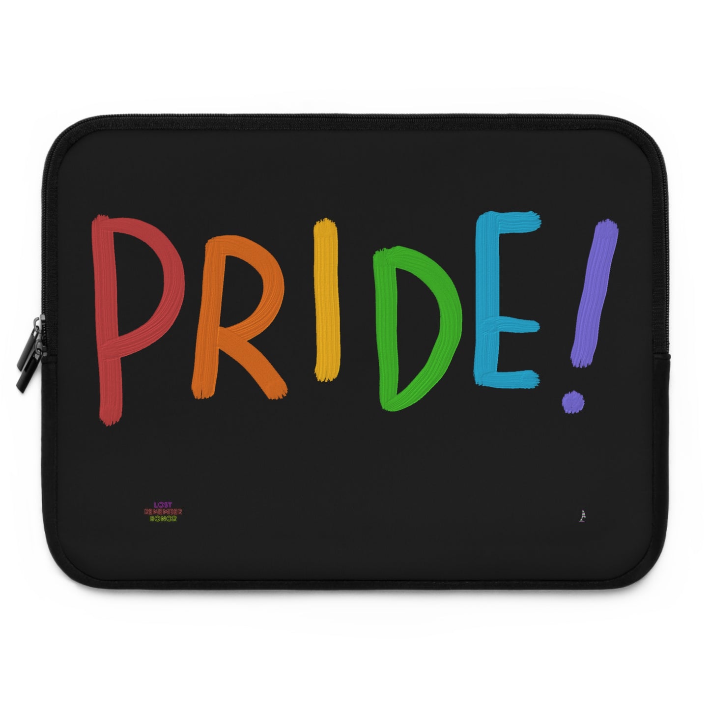 Laptop Sleeve: LGBTQ Pride Black