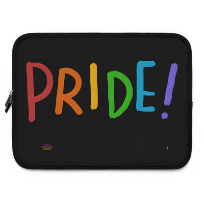 Laptop Sleeve: LGBTQ Pride Black