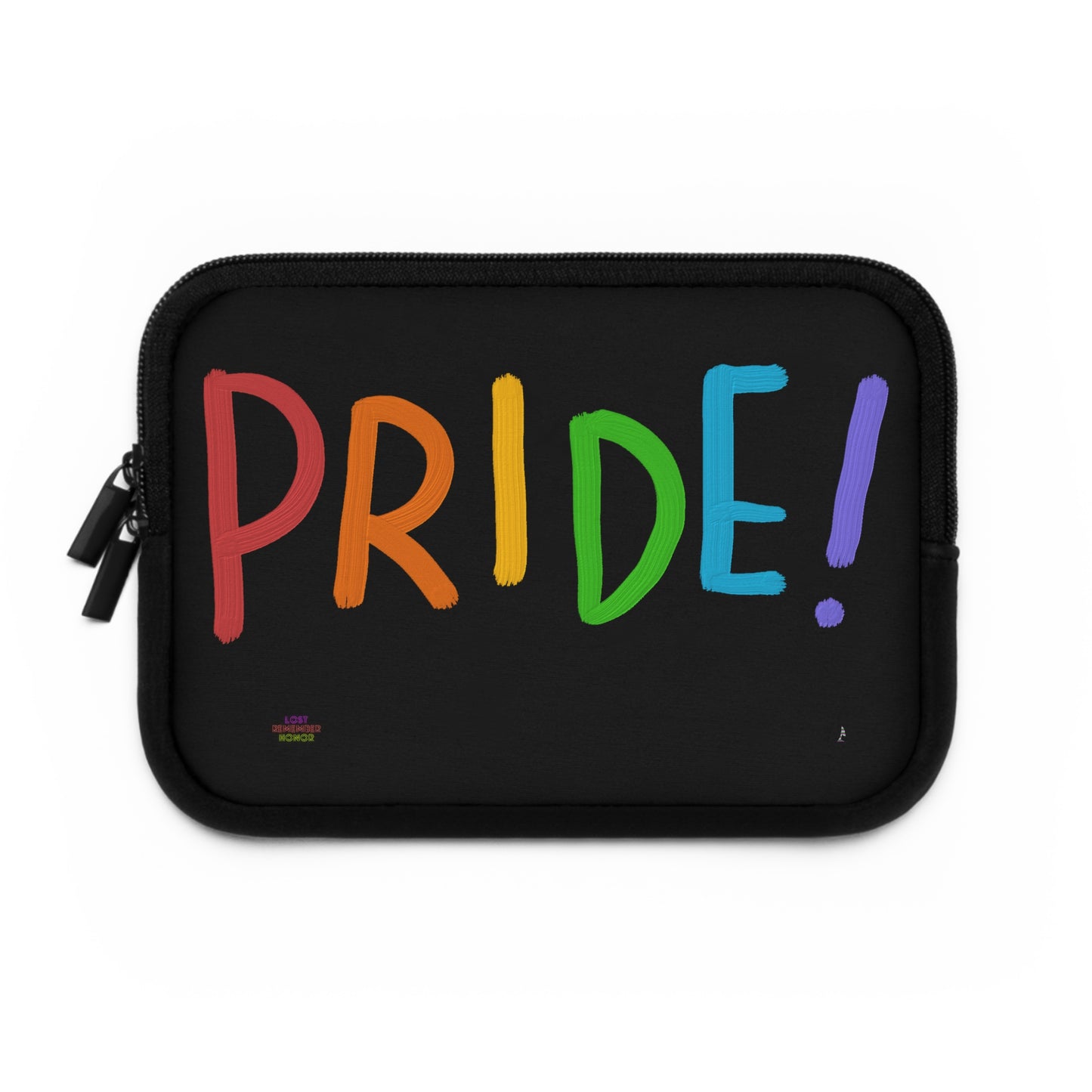 Laptop Sleeve: LGBTQ Pride Black