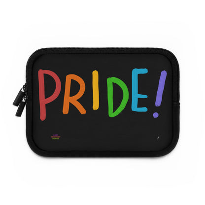 Laptop Sleeve: LGBTQ Pride Black