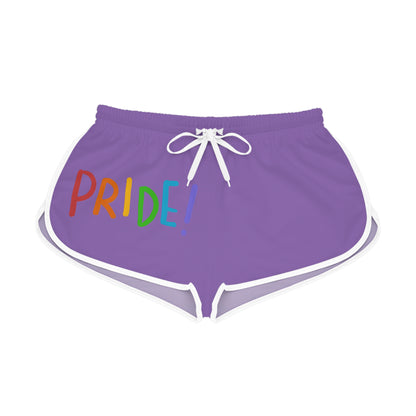 Women's Relaxed Shorts: LGBTQ Pride Lite Purple