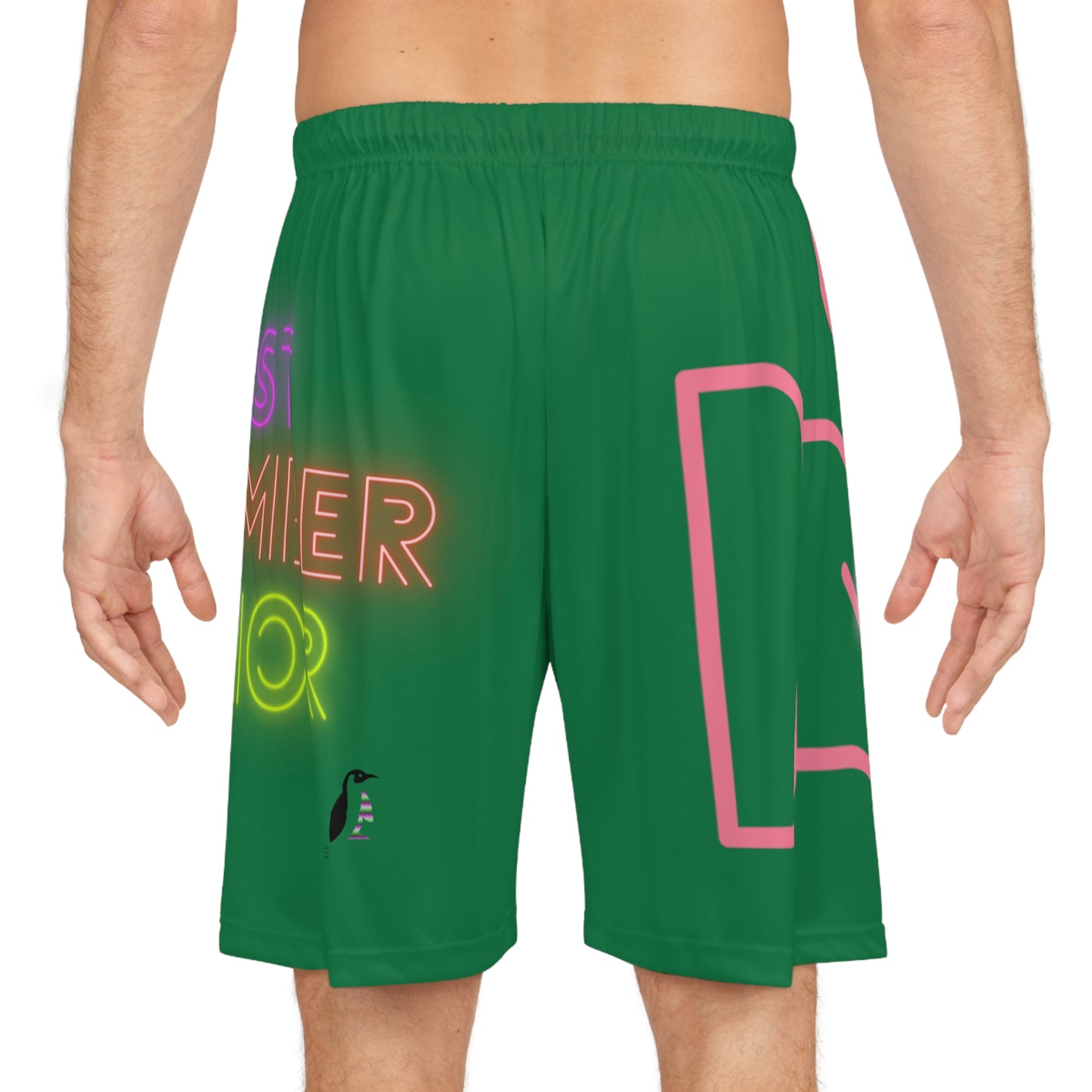 Basketball Shorts: Fight Cancer Dark Green