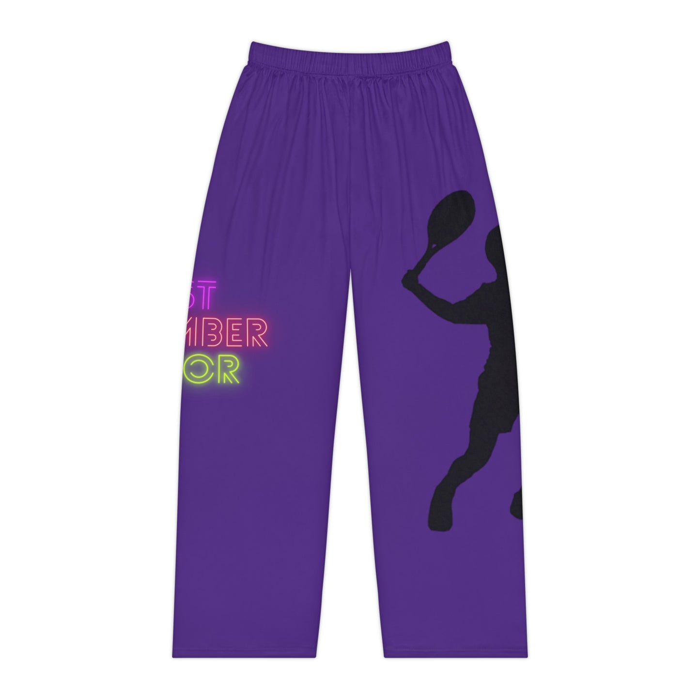 Pambabaeng Pajama Pants: Tennis Purple 