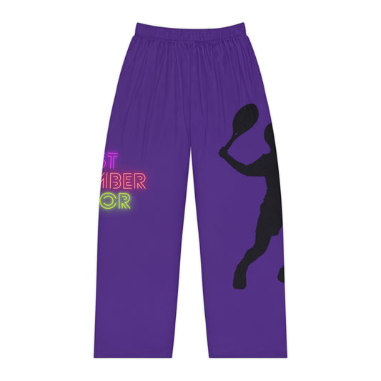 Women's Pajama Pants: Tennis Purple