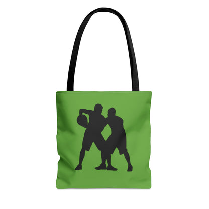 Tote Bag: Basketball Green