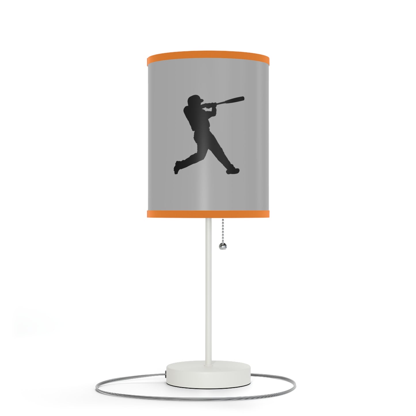 Lamp on a Stand, US|CA plug: Baseball Lite Grey