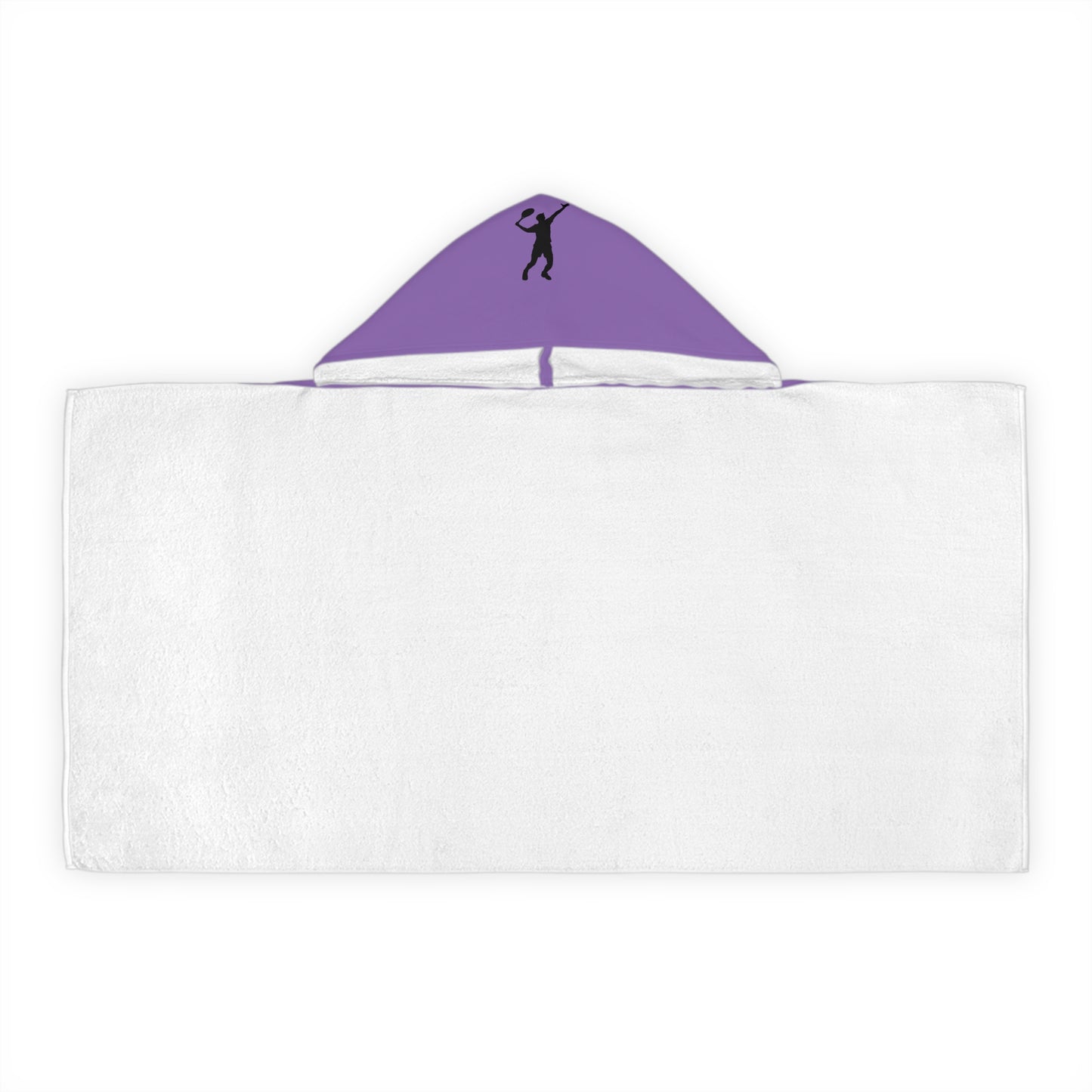 Youth Hooded Towel: Tennis Lite Purple