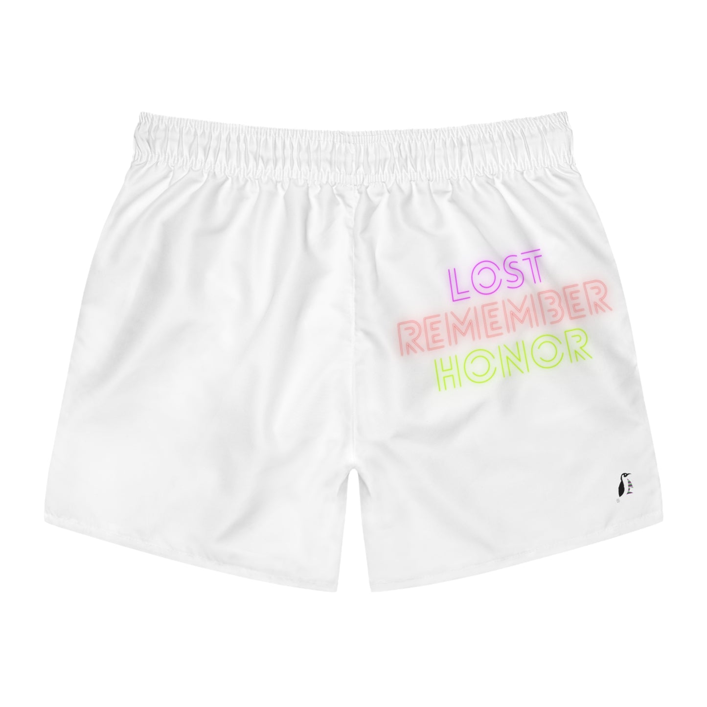 Swim Trunks: Wrestling White