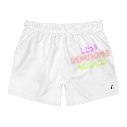 Swim Trunks: Wrestling White