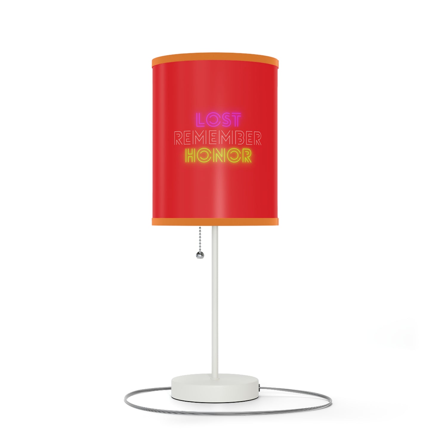 Lamp on a Stand, US|CA plug: Football Red