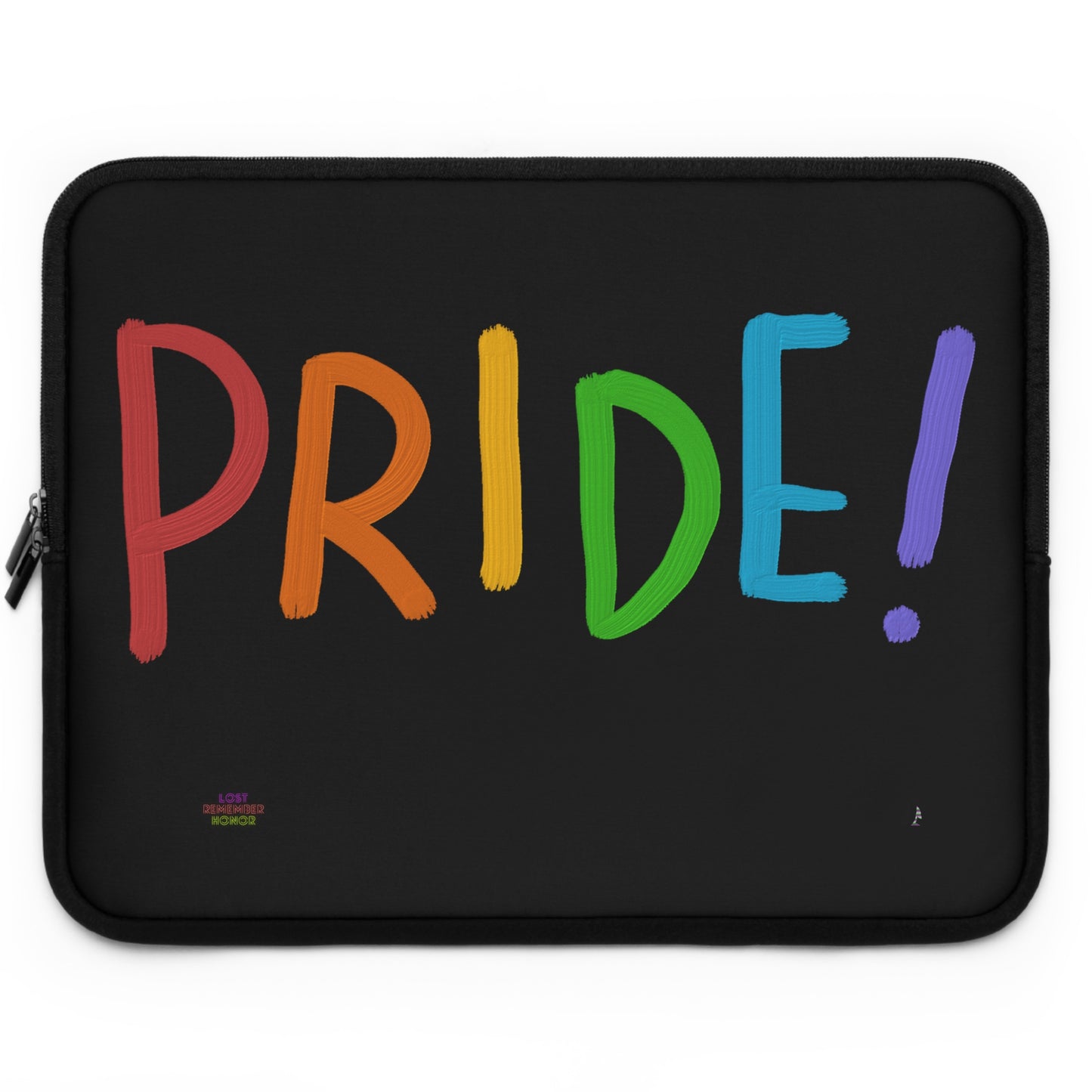 Laptop Sleeve: LGBTQ Pride Black