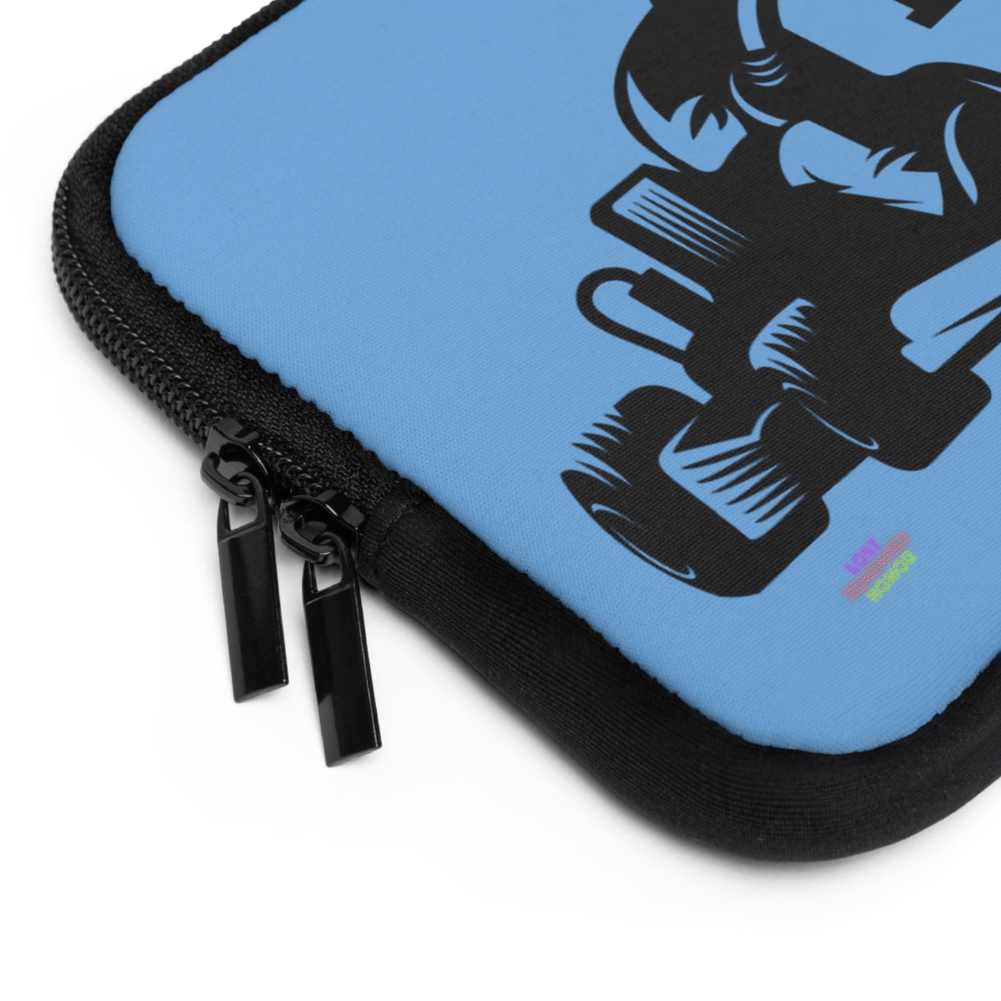 Laptop Sleeve: Racing Lite Blue