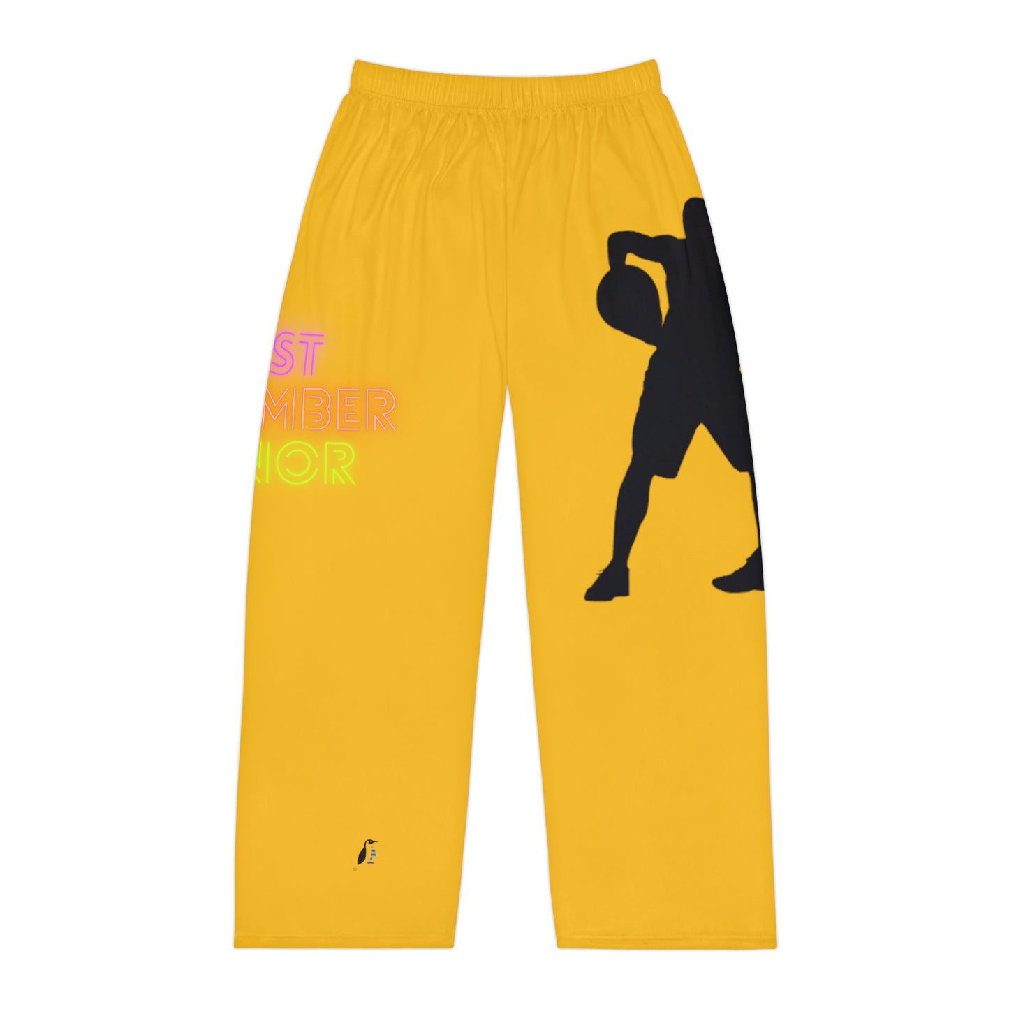 Men's Pajama Pants: Basketball Yellow