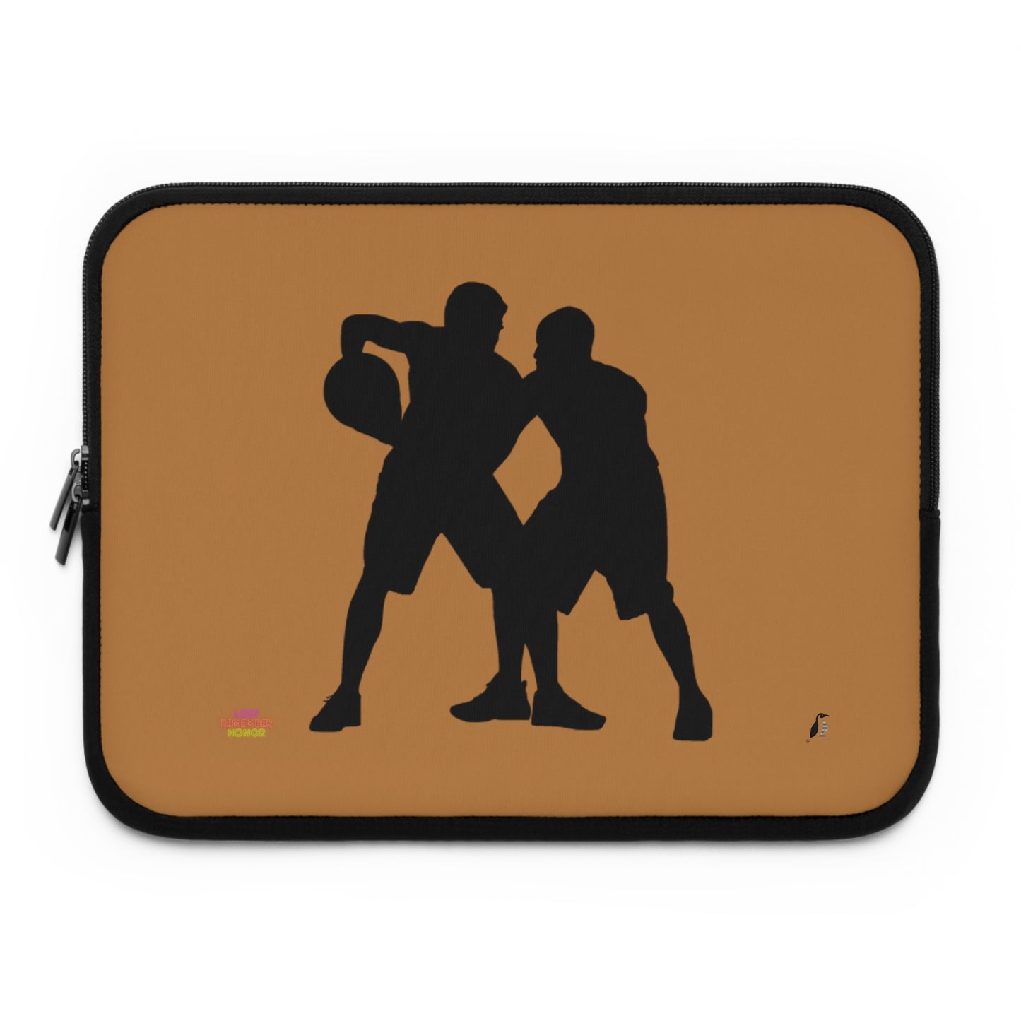 Laptop Sleeve: Basketball Lite Brown