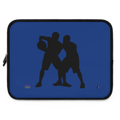 Laptop Sleeve: Basketball Dark Blue