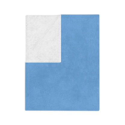 Velveteen Minky Blanket: Gaming Lite Blue