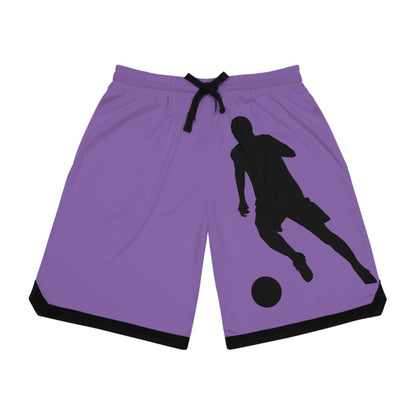 Basketball Rib Shorts: Soccer Lite Purple